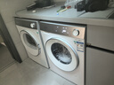 西門(mén)子（SIEMENS）小晶鉆優(yōu)享10+10KG大容量變頻洗烘套裝全自動(dòng)滾筒洗衣機變頻熱泵烘干 羽絨洗 WG52H1U00W+001W 曬單實(shí)拍圖