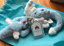 Jellycat天空龍包包掛飾毛絨掛件玩偶鑰匙扣送禮生日禮物2026春夏新品 藍色 One Size 曬單實(shí)拍圖