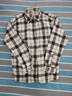 優(yōu)衣庫男女裝法蘭絨格子襯衫長(cháng)袖襯衣薄外套481225 481225/30淺米色 S 曬單實(shí)拍圖