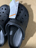 CROCS卡駱馳洞洞鞋貝雅洞洞鞋輕便運動(dòng)鞋耐磨一腳蹬拖鞋休閑鞋|10126 黑色-001 41 /42(260mm) 曬單實(shí)拍圖