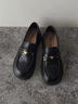 百麗（Belle）元寶樂(lè )福鞋女鞋2026春季新款商場(chǎng)同款羊皮黑色小皮鞋E9L1DAA6預售 黑色 37 (235mm) 曬單實(shí)拍圖