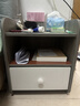 尋巧（SPERMEK）床頭柜臥室小型時(shí)尚收納柜子儲物柜現代簡(jiǎn)約帶抽屜窄邊柜置物矮柜 店長(cháng)推薦【經(jīng)濟款】單抽歐萊文灰 曬單實(shí)拍圖