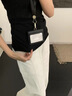 尤克達蒂（yookdd）正肩短袖t恤女夏2026新款修身緊身顯瘦半袖內搭打底上衣 正肩短袖【黑色】 M 曬單實拍圖