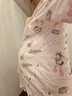 貓人月子服【純棉100%帶胸墊】可調褲腰免脫哺乳孕婦睡衣產(chǎn)后長(cháng)袖全棉 曬單實(shí)拍圖