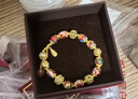 周大生【生日禮物】東方花園國潮手串古風(fēng)繡球流光手鏈送女友 曬單實(shí)拍圖