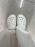 卡駱馳（CROCS）貝雅云彩女士洞洞鞋戶(hù)外休閑鞋|208186 白色-100 38 (240mm) 曬單實(shí)拍圖