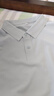 羅蒙（ROMON）冰絲無(wú)痕polo衫男短袖夏季新款商務(wù)休閑翻領(lǐng)彈力大碼T恤上衣薄款 灰藍 【冰絲無(wú)痕】 2XL 【建議體重150-165斤】 曬單實(shí)拍圖