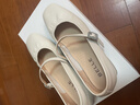 百麗浪漫千金優(yōu)雅瑪麗珍鞋女鞋2026新款休閑真皮單鞋JD019AQ6 米白 36 曬單實(shí)拍圖