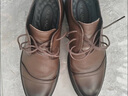 奧康皮鞋男士真皮三接頭皮鞋德比鞋男商務(wù)正裝皮鞋系帶英倫新郎結婚鞋 棕色 （1255211092R） 41 （標準皮鞋碼） 曬單實(shí)拍圖