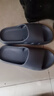 京東京造【專(zhuān)業(yè)防滑】浴室防滑拖鞋老人孕婦舒適居家拖鞋男士灰色44-45 曬單實(shí)拍圖