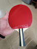 紅雙喜三星乒乓球拍 橫拍H3002單拍附拍套乒乓球 曬單實(shí)拍圖