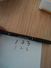 巨福黑色雙頭0.5mm/1.2mm油性記號筆 辦公物流快遞會(huì )議簽字筆馬克筆 學(xué)生兒童美術(shù)勾線(xiàn)筆10支/盒 曬單實(shí)拍圖