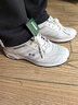 赫尼保羅【頭層牛皮】運動(dòng)鞋男真牛皮軟底品牌男鞋透氣商務(wù)休閑鞋旅游鞋男 白色 41 (255mm) 運動(dòng)鞋碼 曬單實(shí)拍圖