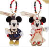 迪士尼（Disney）萌友新裝系列米奇米妮毛絨玩偶高飛唐老鴨黛絲掛件送情侶生日禮物 米奇米妮掛件組合 贈禮袋 曬單實(shí)拍圖