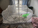 童顏嬰兒蚊帳可折疊便攜寶寶床防蚊罩春夏免安裝兒童全罩式蒙古包蚊帳 曬單實(shí)拍圖