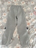 特步童裝兒童長(cháng)褲經(jīng)典LOGO印花常規版型運動(dòng)褲子 中麻灰26 140 曬單實(shí)拍圖