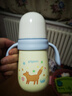 貝親（Pigeon）寶寶兒童彩繪保溫杯水杯保溫奶瓶吸管學(xué)飲杯防嗆防漏300ml 6月+ 曬單實(shí)拍圖