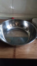【不銹鋼】和面盆廚房烘焙家用火鍋盆洗菜打蛋湯鍋盆醒面盆料理盆 32cm【熱賣(mài)款】不銹鋼 和面盆 曬單實(shí)拍圖