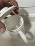 PAKCHOICE茶杯茶水分離陶瓷杯帶蓋辦公室杯羊脂玉送教師長(cháng)輩父親禮物泡茶杯 曬單實(shí)拍圖