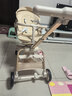 semmook遛娃神器嬰兒推車(chē)0-6歲用折疊可坐可躺帶減震雙向高景觀(guān)溜娃車(chē) 香檳金【擋風(fēng)皮質(zhì)遮陽(yáng)棚】【弓形穩固車(chē)架】 曬單實(shí)拍圖
