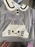 靚貝城堡女童春裝套裝2026新款小童衛衣兒童裝洋氣時(shí)髦寶寶春秋季休閑衣服 灰色 110 曬單實(shí)拍圖
