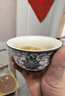 兮元記青花纏枝蓮主人杯單杯陶瓷茶杯描銀壓手普洱杯個(gè)人高檔品茗杯茶盞 礫華銀蓮壓手杯【藍韻東方禮盒】 曬單實(shí)拍圖