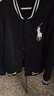 Polo Ralph Lauren 拉夫勞倫  男裝 經(jīng)典款Big Pony起絨布棒球夾克RL100114 001-黑色 M 曬單實(shí)拍圖