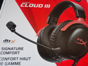 極度未知（HYPERX）Cloud Ⅲ 颶風(fēng)3有線(xiàn)黑紅 DTS音效 53mm驅動(dòng)單元電競頭戴式游戲耳機 適配三角洲行動(dòng) 曬單實(shí)拍圖