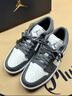 Jordan男休閑鞋喬丹 新款影子灰AJ1 JORDAN 1運動(dòng)鞋553558-044灰白41 曬單實(shí)拍圖