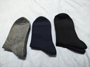 京東京造【100%純棉10A抗菌】春夏襪子男防臭透氣休閑商務(wù)中筒襪 黑灰藏青 曬單實(shí)拍圖