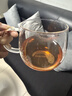 富光花茶杯 男女士茶水分離杯子 雙層辦公泡茶玻璃杯帶把高硼硅水杯 曬單實(shí)拍圖