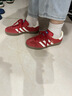 阿迪達斯（adidas）（adidas）三葉草男女鞋GAZELLE INDOOR低幫休閑鞋IF1808紅白36.5 曬單實(shí)拍圖