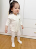 成長(cháng)寄嬰兒打底褲春秋款純棉女寶寶白色可開(kāi)檔連褲襪兒童連體大pp打底襪 白色 適合12~28°C 1條 6-12月 【適合身高75-85CM】18碼 曬單實(shí)拍圖