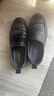 奧康（Aokang）男鞋套腳商務(wù)休閑皮鞋男士牛皮軟底一腳蹬皮鞋黑色41碼 曬單實(shí)拍圖
