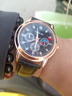 正品男士手表高檔休閑石英表簡(jiǎn)約氣質(zhì)男表皮帶高顏值羅馬時(shí)尚腕表 黑色運動(dòng)款 曬單實(shí)拍圖