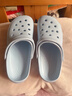 潔麗雅護士洞洞鞋女夏季2026新款涼鞋外穿防滑手術(shù)室醫護包頭涼拖鞋男夏 天空藍 38-39 【標準碼】 曬單實(shí)拍圖