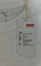 京東京造80支液氨棉女裝新款潮流打底衫短袖春裝女士t恤 白色 M 曬單實(shí)拍圖