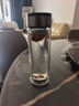 【京東物流配送】高硼硅雙層玻璃杯大容量泡茶杯水杯子茶水分離杯 【雙層加厚】茶杯350ml1只 曬單實(shí)拍圖