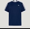 阿迪達斯（adidas）三葉草系列 男 3S TEE 短袖T恤 HZ9634 深靛藍 L 曬單實(shí)拍圖