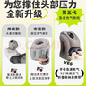 萊沛詩(shī)坐著(zhù)睡覺(jué)神器辦公室午休趴睡枕充氣飛機火車(chē)高鐵長(cháng)途旅行午睡神器 【淺灰色】升級第五代 【送：打氣包+收納袋】 曬單實(shí)拍圖