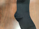 京東京造【純棉】男士6雙中筒襪純棉10A抗菌休閑商務(wù)透氣男襪子 黑 曬單實(shí)拍圖