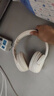 聯(lián)想（lenovo）藍牙耳機頭戴式無(wú)線(xiàn)降噪耳機可折疊藍牙5.4電競游戲音樂(lè )運動(dòng)通用蘋(píng)果小米手機EB320月巖白 曬單實(shí)拍圖
