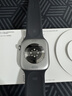 Apple/蘋(píng)果 Watch S11 智能手表GPS款46毫米深空灰色鋁金屬表殼黑色運動(dòng)型表帶M/L MEVP4CH/B 曬單實(shí)拍圖