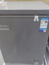美的（Midea）100L單溫家用冰柜減霜冷藏冷凍柜兩用小冰柜一級能效節能冷柜小型冰箱BD/BC-100KMF(E)國家補貼 曬單實(shí)拍圖