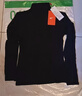 雙星（shuangxing）半高領(lǐng)打底衫女春秋新款內搭外穿長(cháng)袖t恤修身針織上衣 黑色 XL 曬單實(shí)拍圖