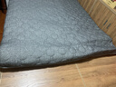 海瀾之家（HLA）A類(lèi)乳膠床墊1.5米x2米 床褥子可折疊宿舍家用加厚鋪床墊子 灰色 曬單實(shí)拍圖