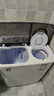 小鴨【官方店】半自動(dòng)洗衣機迷你小型波輪大容量租房宿舍家用雙桶雙缸分區脫水甩干老式強力去污 8.5KG  洗5.5+脫3.0+強勁電機終身聯(lián)保 雙缸 曬單實(shí)拍圖