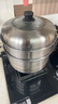 美的（Midea）蒸鍋不銹鋼三層蒸煮兩用湯鍋蒸魚(yú)饅頭包子家庭用蒸籠鍋一體多功能 曬單實(shí)拍圖
