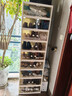 鞋柜收納柜一體鞋子收納神器家用儲物柜置物架塑料鞋架鞋盒收納盒 雙排雙門(mén)9層18雙鞋-可放48碼AJ鞋 曬單實(shí)拍圖