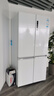 海爾（Haier）家用冰箱659升四開(kāi)門(mén)十字對開(kāi)雙開(kāi)門(mén)一級能效節能風(fēng)冷無(wú)霜超大容量600升以上電冰箱國家補貼15% 白色丨母嬰三檔變溫丨EPP超凈系統丨阻氧干濕分儲 曬單實(shí)拍圖